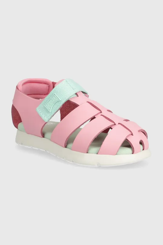 розовый Детские кожаные сандалии Camper Для девочек