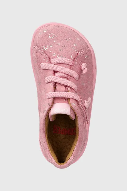 рожевий Дитячі шкіряні туфлі Camper