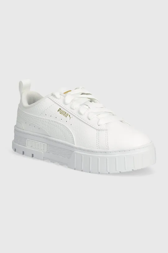 biały Puma sneakersy dziecięce Mayze Lth PS Dziewczęcy