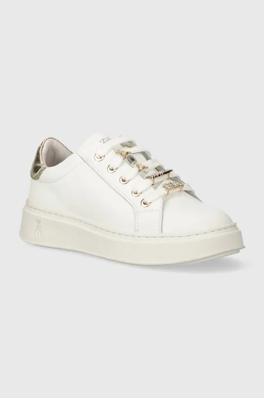 λευκό Παιδικά δερμάτινα αθλητικά παπούτσια Patrizia Pepe Για κορίτσια