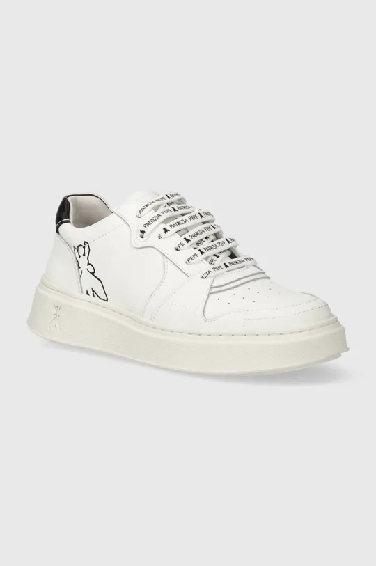 λευκό Παιδικά δερμάτινα αθλητικά παπούτσια Patrizia Pepe Για κορίτσια