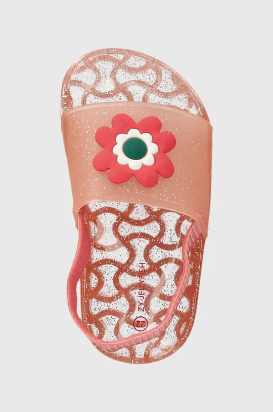 ružová Detské sandále zippy