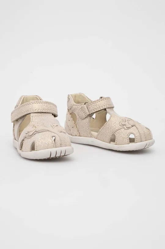 Detské kožené sandále Froddo béžová