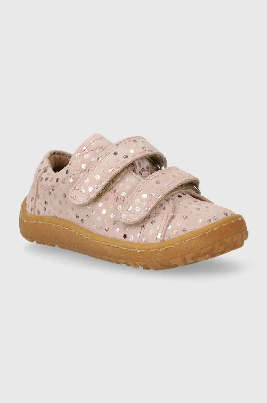 рожевий Дитячі замшеві туфлі Froddo Для дівчаток