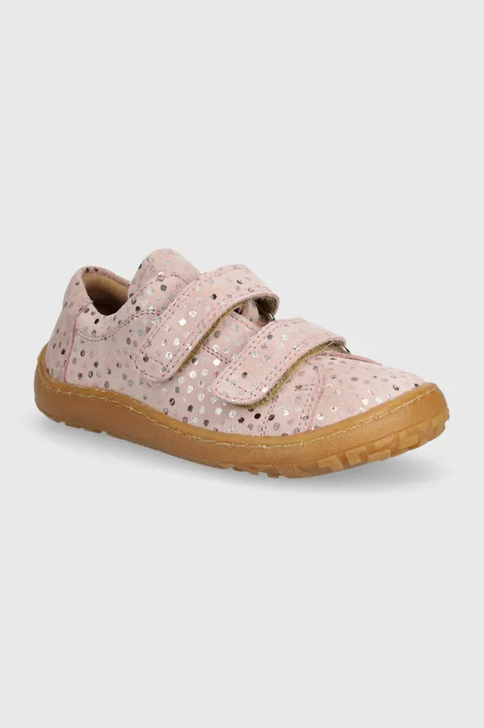 рожевий Дитячі замшеві туфлі Froddo Для дівчаток