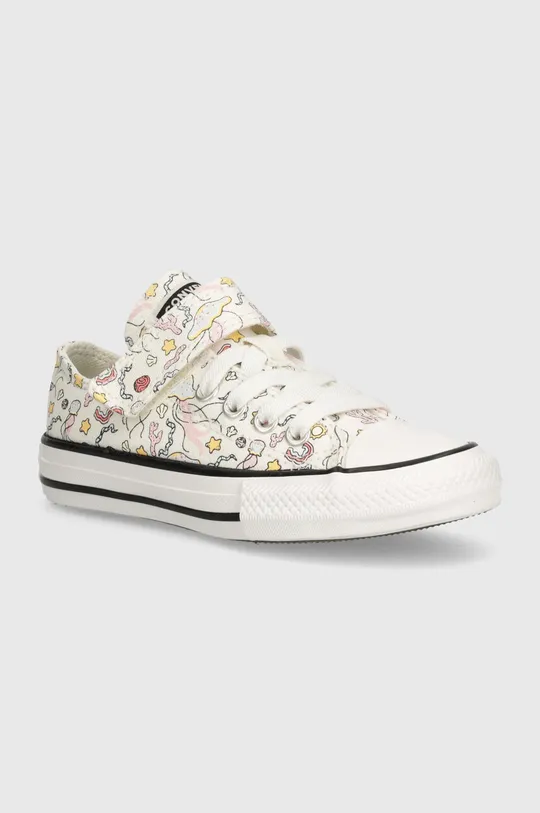 λευκό Παιδικά πάνινα παπούτσια Converse CHUCK TAYLOR ALL STAR 1V Για κορίτσια