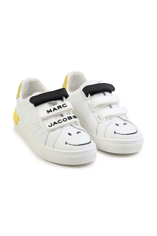 bianco Marc Jacobs scarpe da ginnastica per bambini in pelle x Smiley Bambini
