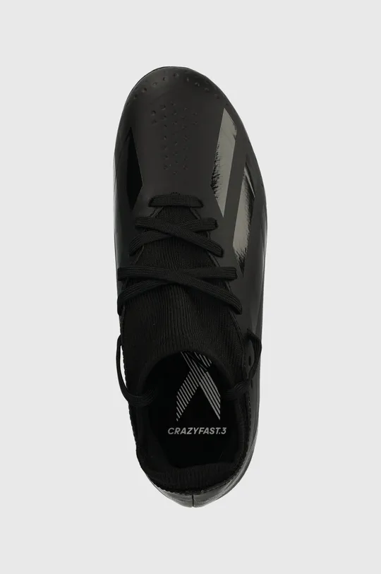 czarny adidas Performance korki dziecięce X CRAZYFAST.3 FG J