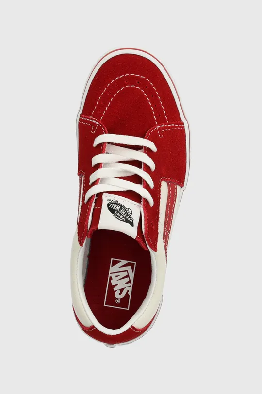 rosso Vans scarpe da ginnastica in pelle scamosciata bambino/a JN SK8-Low