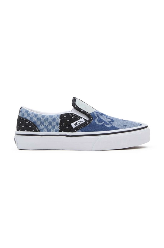 Vans tenisówki dziecięce UY Classic Slip-On Patchwork niebieski