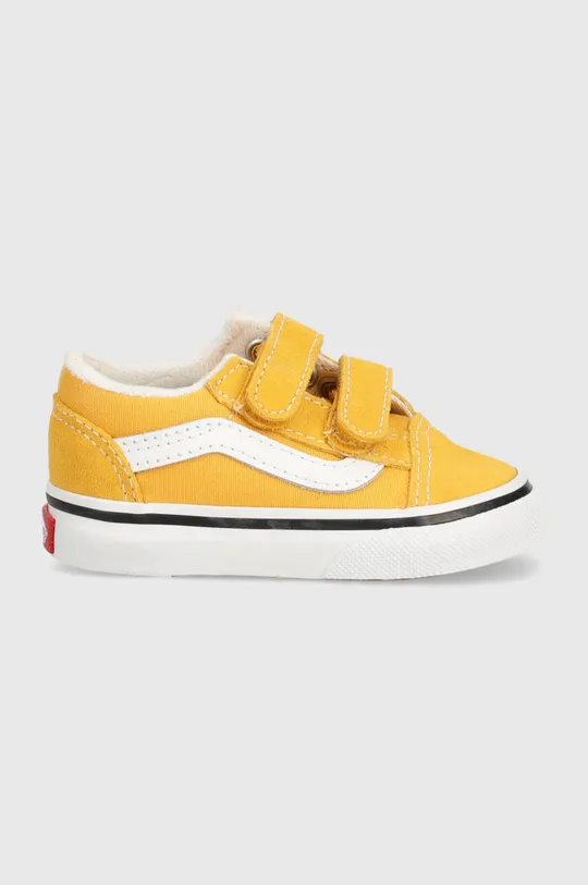 Παιδικά πάνινα παπούτσια Vans Old Skool V κίτρινο