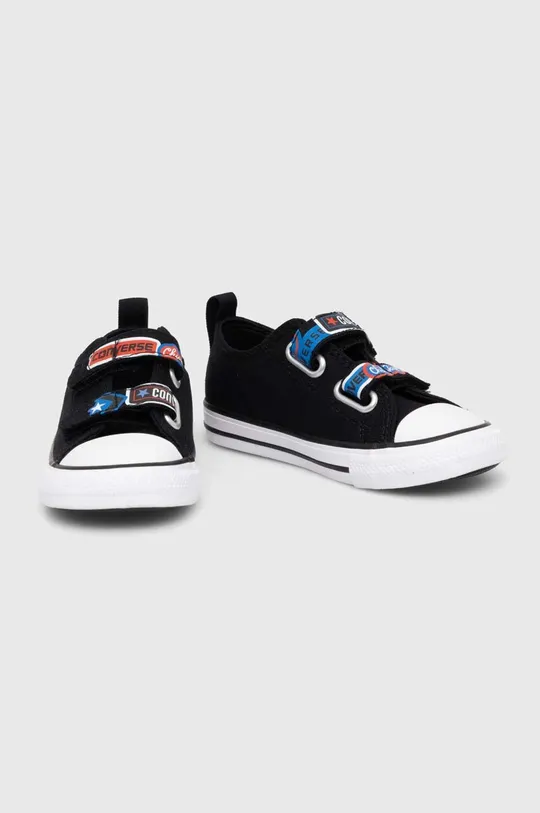 μαύρο Παιδικά πάνινα παπούτσια Converse