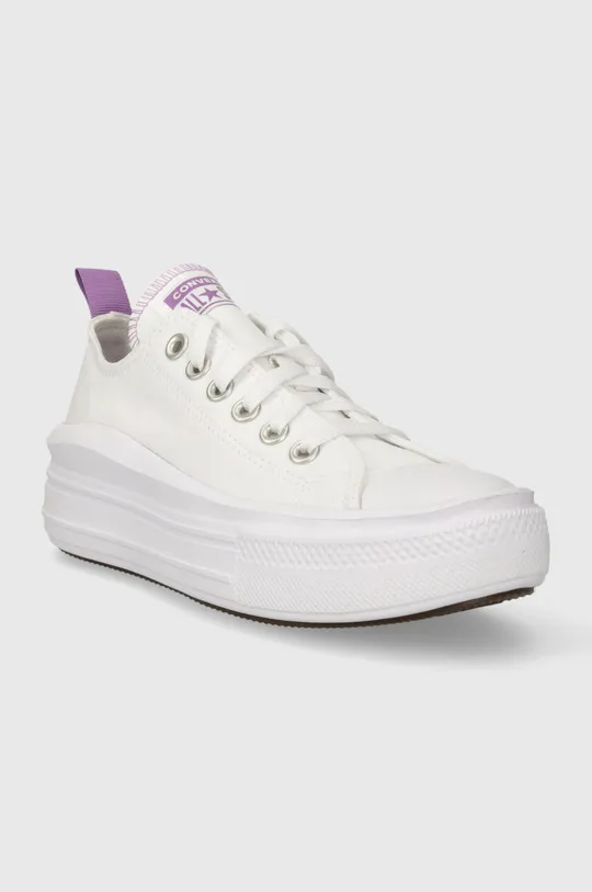 Παιδικά πάνινα παπούτσια Converse λευκό