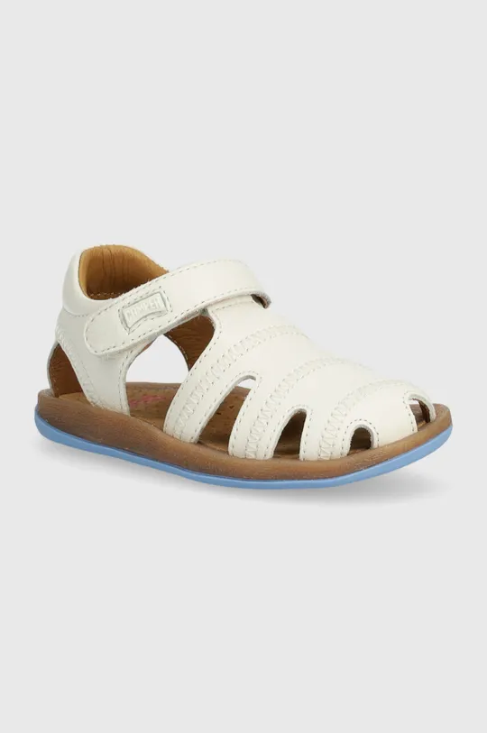 biela Detské kožené sandále Camper Detský