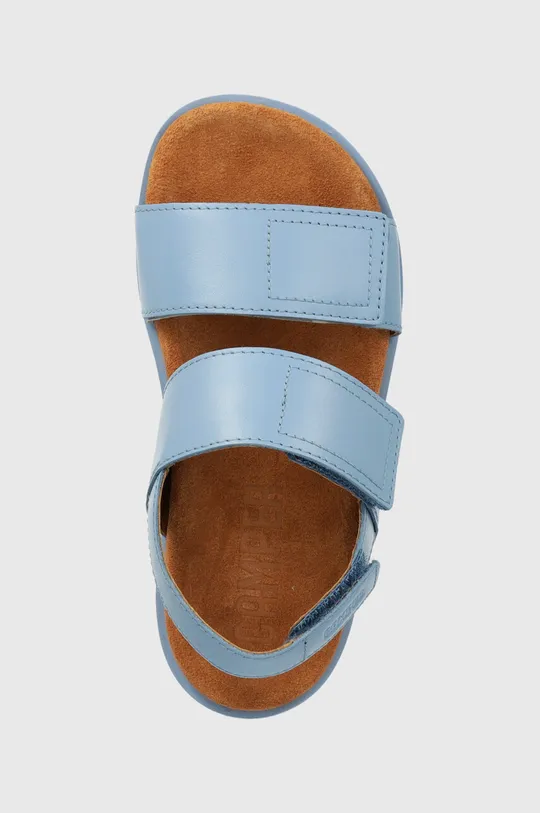 modrá Detské kožené sandále Camper