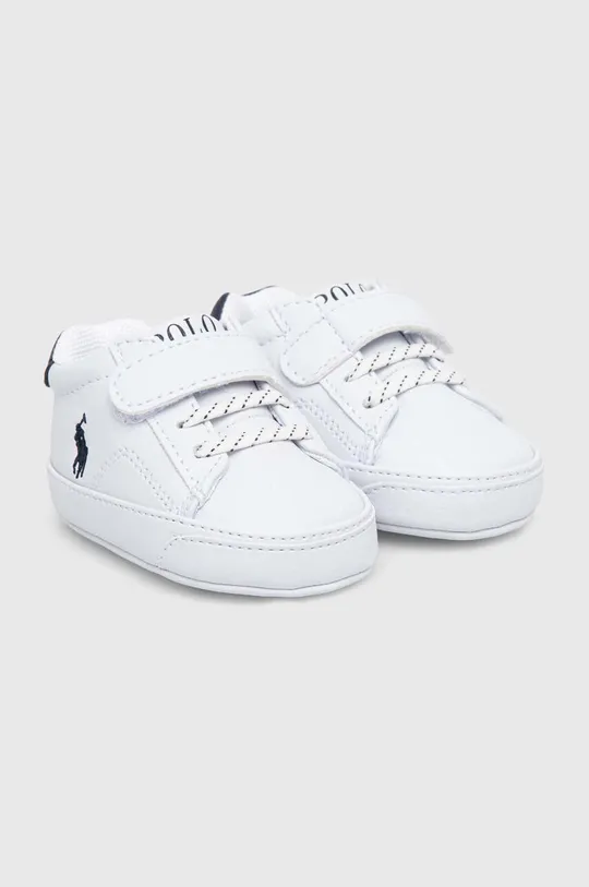 Βρεφικά παπούτσια Polo Ralph Lauren λευκό