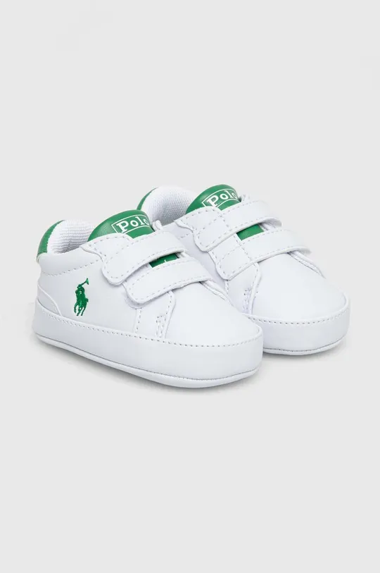 Polo Ralph Lauren scarpie per neonato/a bianco