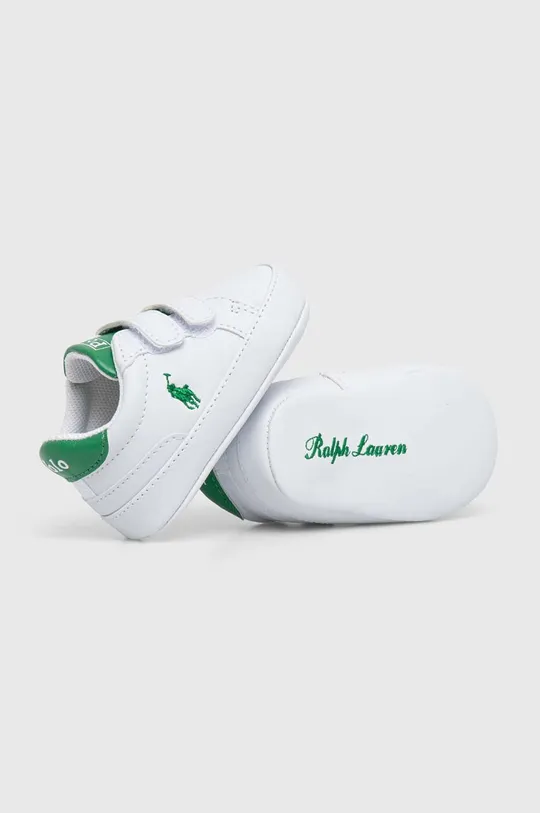 bianco Polo Ralph Lauren scarpie per neonato/a