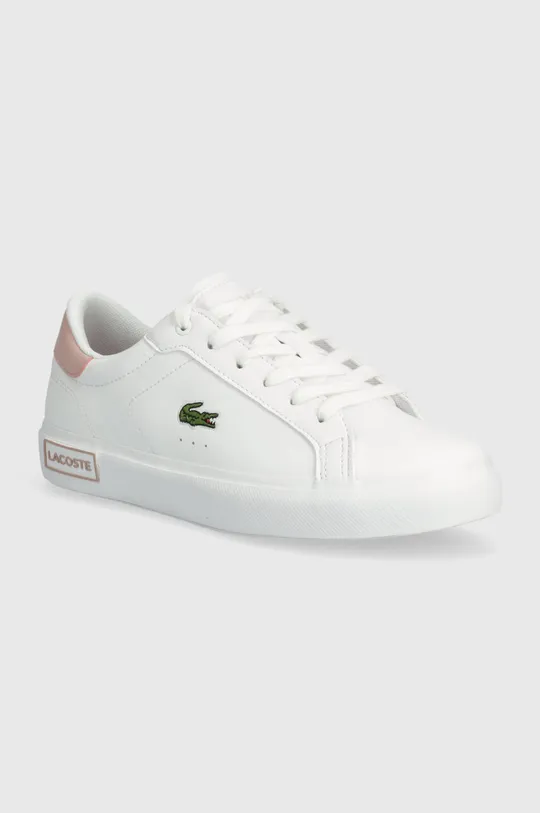 biały Lacoste sneakersy dziecięce Vulcanized sneakers Dziecięcy