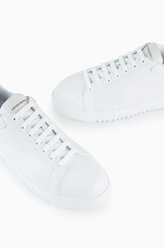 білий Шкіряні кросівки Emporio Armani