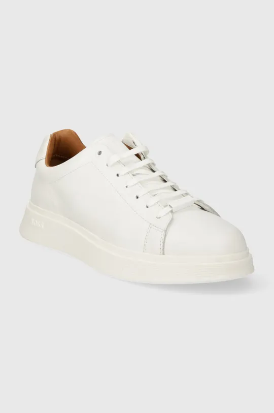 Δερμάτινα αθλητικά παπούτσια BOSS Bulton λευκό