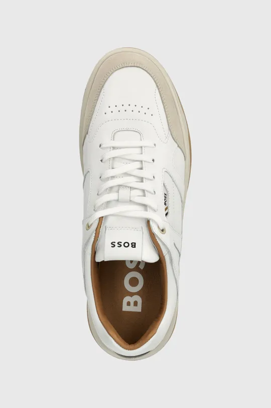 λευκό Δερμάτινα αθλητικά παπούτσια BOSS Baltimore