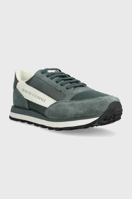 Armani Exchange sneakersy turkusowy