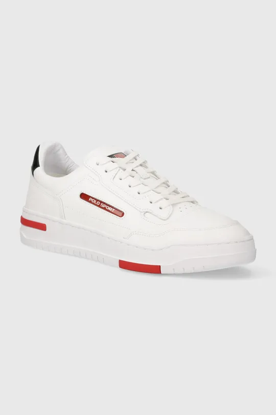 λευκό Δερμάτινα αθλητικά παπούτσια Polo Ralph Lauren Ps 300 Ανδρικά