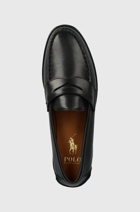 nero Polo Ralph Lauren mocassini in pelle Alston Penny