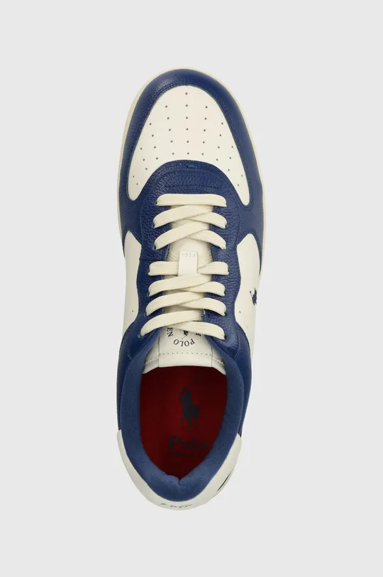 σκούρο μπλε Δερμάτινα αθλητικά παπούτσια Polo Ralph Lauren Masters Crt