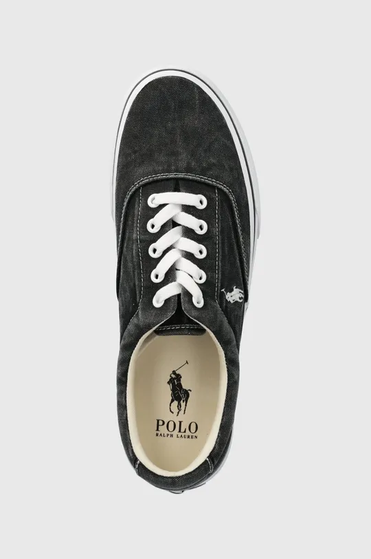 μαύρο Πάνινα παπούτσια Polo Ralph Lauren Keaton-Pony