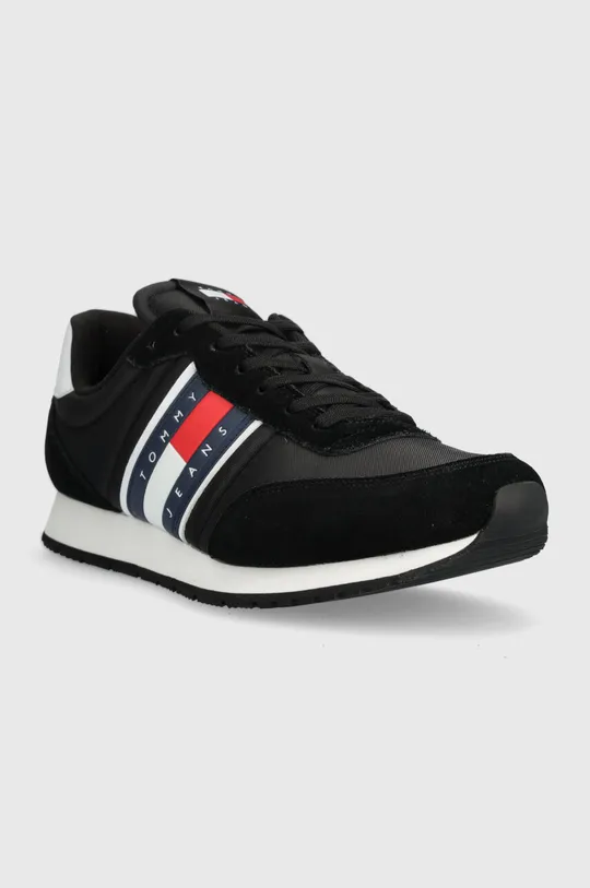 Αθλητικά Tommy Jeans TJM RUNNER CASUAL ESS μαύρο