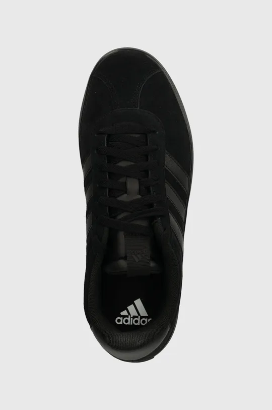 czarny adidas sneakersy zamszowe COURT