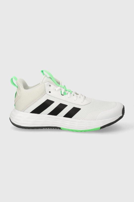 bianco adidas Performance scarpe da pallacanestro Own the Game 2.0 Uomo