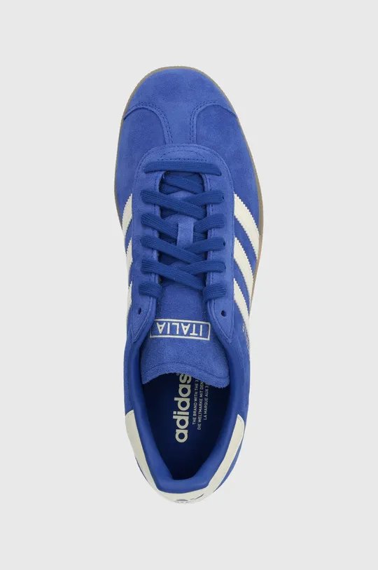 albastru adidas Originals sneakers din piele întoarsă Gazelle