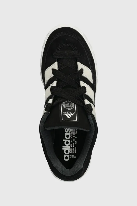 negru adidas Originals sneakers din piele întoarsă Adimatic