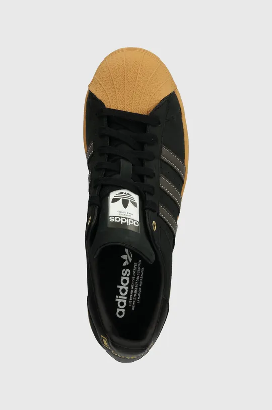 μαύρο Δερμάτινα αθλητικά παπούτσια adidas Originals Superstar GTX