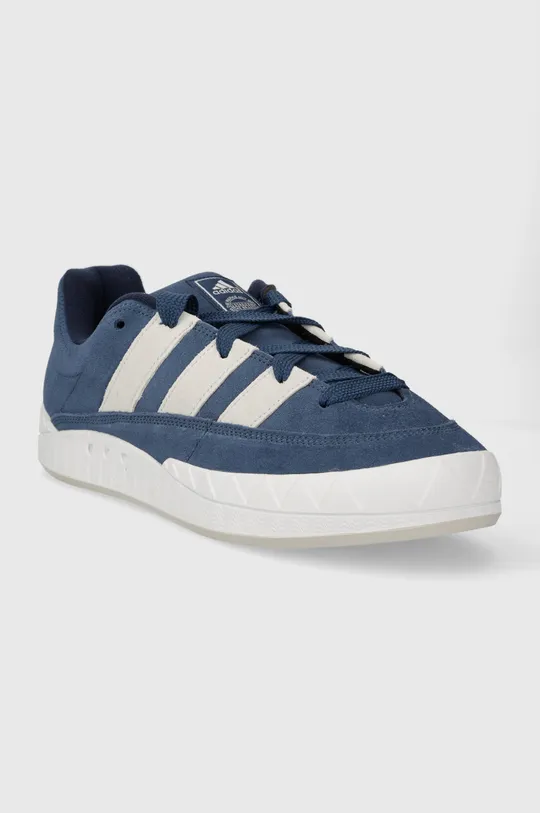 Semišové sneakers boty adidas Originals Adimatic námořnická modř