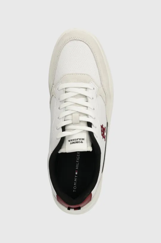 bianco Tommy Hilfiger sneakers in pelle ELEVATED CUPSOLE LTH MIX