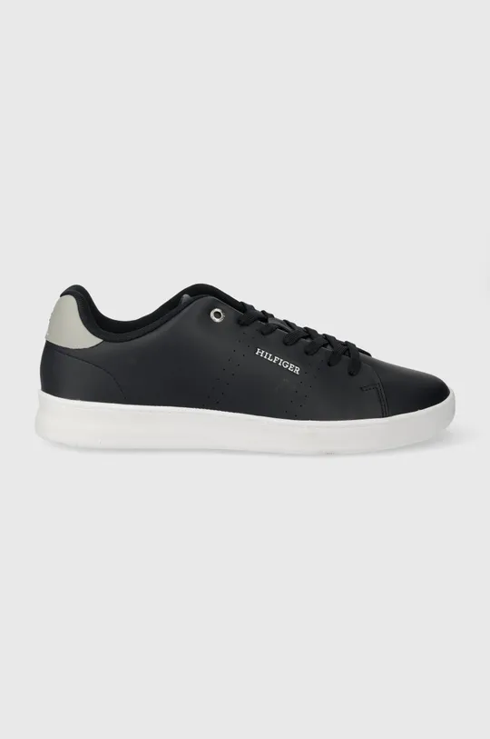 blu navy Tommy Hilfiger sneakers in pelle COURT CUP LTH PERF DETAIL Uomo