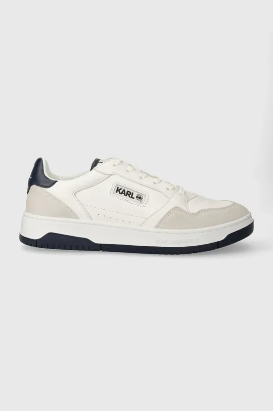 λευκό Δερμάτινα αθλητικά παπούτσια Karl Lagerfeld KREW KL Ανδρικά