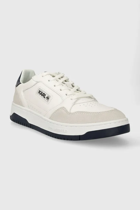 Δερμάτινα αθλητικά παπούτσια Karl Lagerfeld KREW KL λευκό
