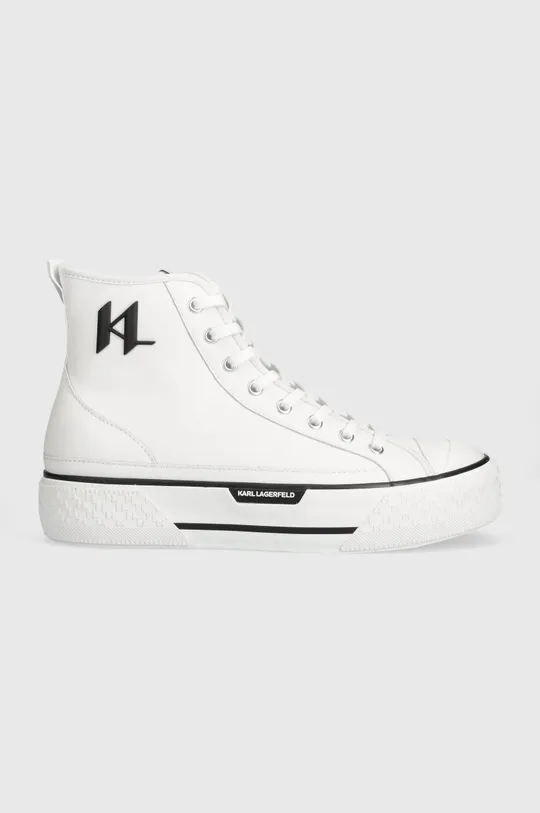 λευκό Δερμάτινα ελαφριά παπούτσια Karl Lagerfeld KAMPUS MAX KL Ανδρικά