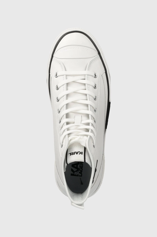 fehér Karl Lagerfeld bőr sneaker KAMPUS MAX KL