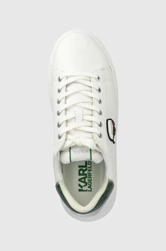 biały Karl Lagerfeld sneakersy skórzane KAPRI MENS