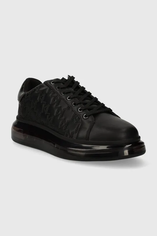 Δερμάτινα αθλητικά παπούτσια Karl Lagerfeld KAPRI KUSHION μαύρο