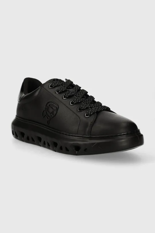Кожаные кроссовки Karl Lagerfeld KAPRI KITE чёрный