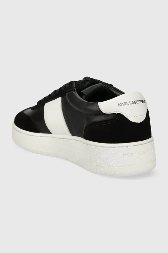 Karl Lagerfeld sneakersy skórzane KOURT III Cholewka: Skóra naturalna, Skóra zamszowa, Wnętrze: Materiał syntetyczny, Podeszwa: Materiał syntetyczny