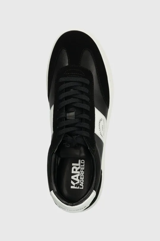 fekete Karl Lagerfeld bőr sportcipő KOURT III