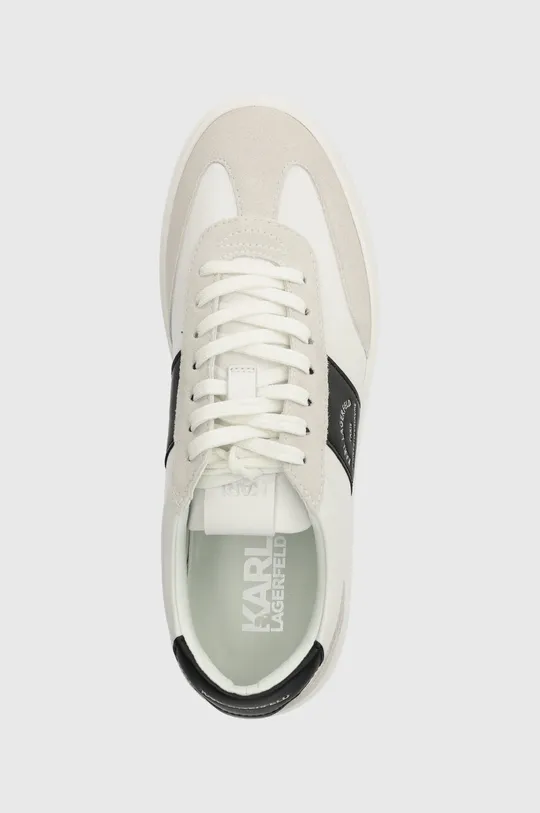 biały Karl Lagerfeld sneakersy skórzane KOURT III